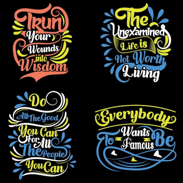 Vector typography or lettering and trendy quote or hand drawn lettering graphic for unique t shirt design