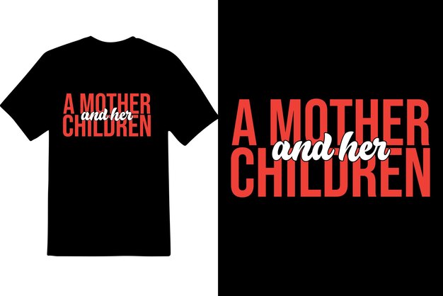 Typography or mom tshirt design