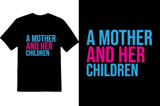 Tipografia o design della maglietta della mamma