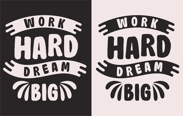 Typography motivational qoute t shirt desgin vector