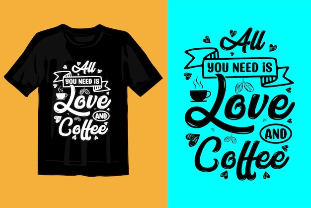 Typography new amazing premium coffee t shirt design