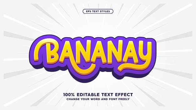 Typography stylish alphabet Fun stylish text effects Vector illustration design