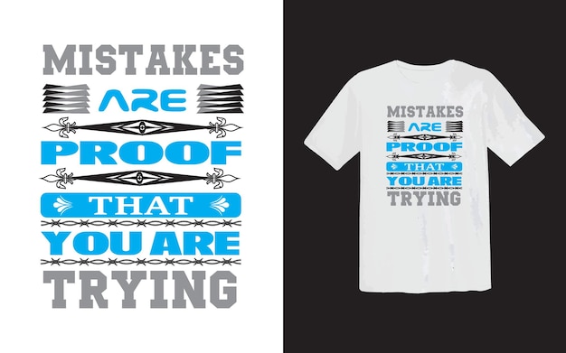 Typography T Shirt Design Template