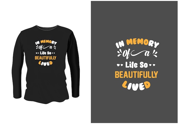 Typography T-Shirt Design with Vector