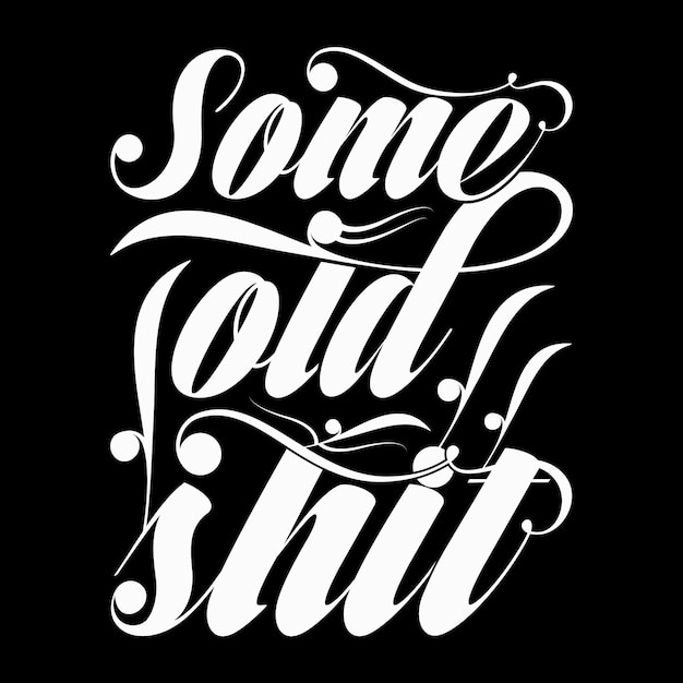 typography t shirt design