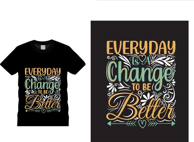 typography t shirt design