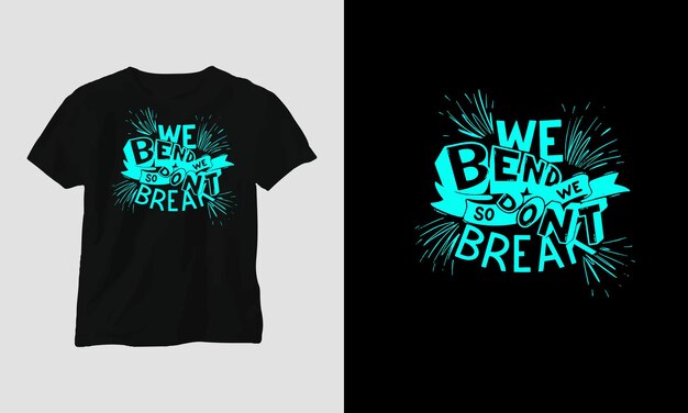 Vector typography tshirt design