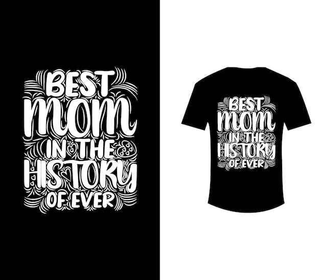 Typography Tshirt graphics design Template