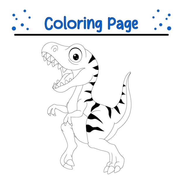 tyrannosaurus coloring page