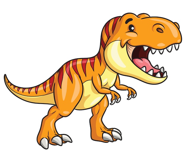 Dinossauro Tyrannosaurus Rex 03 / Corpo inteiro / Desenho