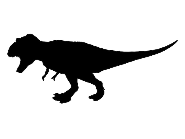 Tyrannosaurus Trex dinosaurus op geïsoleerde achtergrond