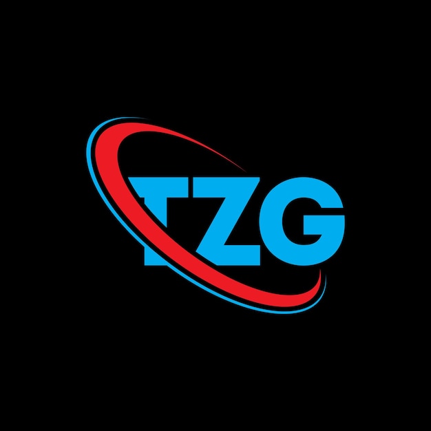 Логотип TZG буква TZG буквенный дизайн логотипа Инициалы логотипа TZG, связанный с кругом и заглавными буквами, логотип монограммы TZG типография для технологического бизнеса и бренда недвижимости