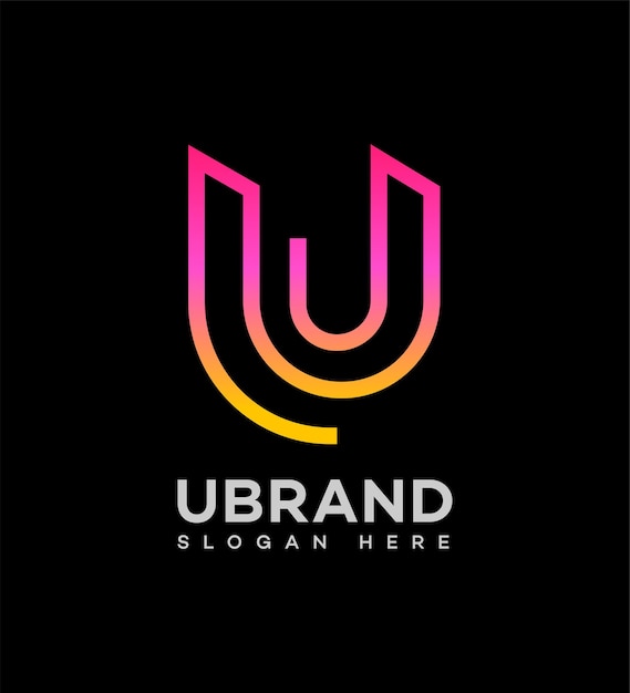 U Letter Logo Icon Brand Identity Sign Symbol Template