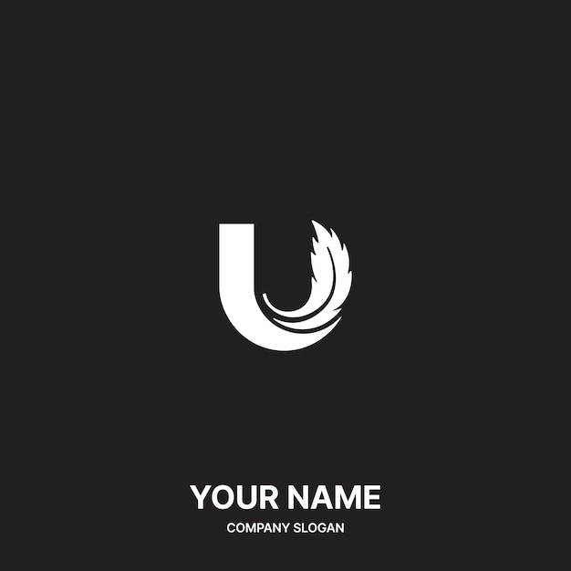 Vector u logo symbol vector u icon company logo