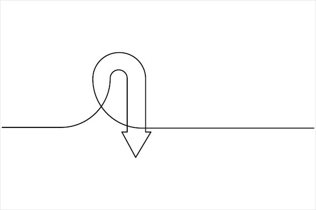 U-Turn 방향 화살표