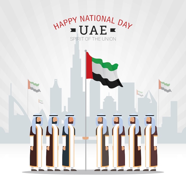 Vector uae national day