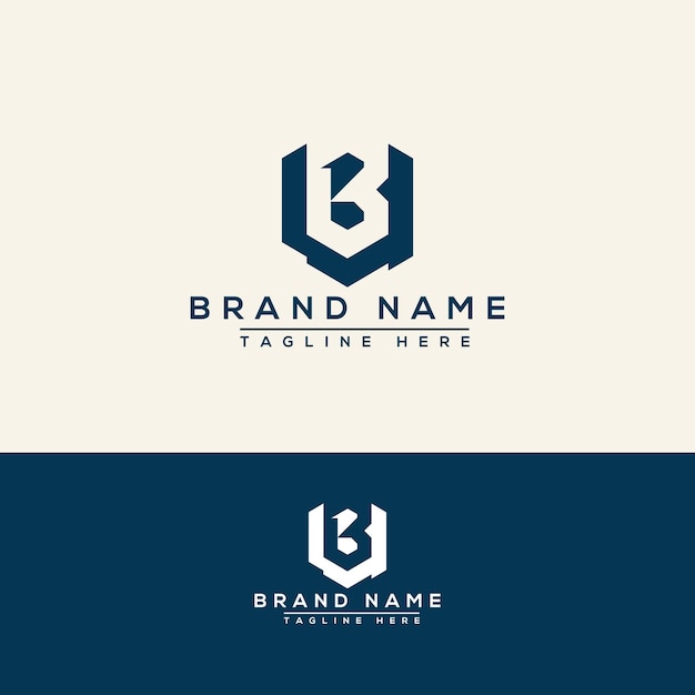 UB logo Design Template Vector Graphic Branding Element.