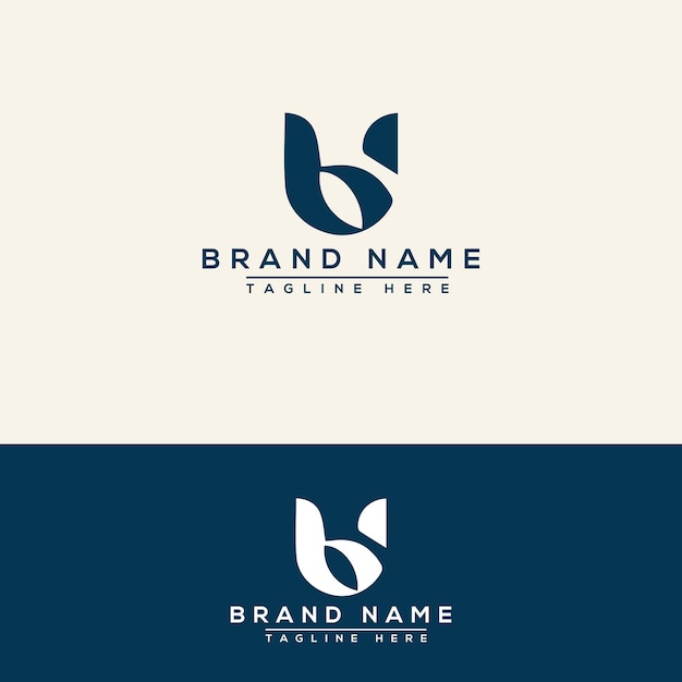 UB Logo Design Template Vector Graphic Branding Element.