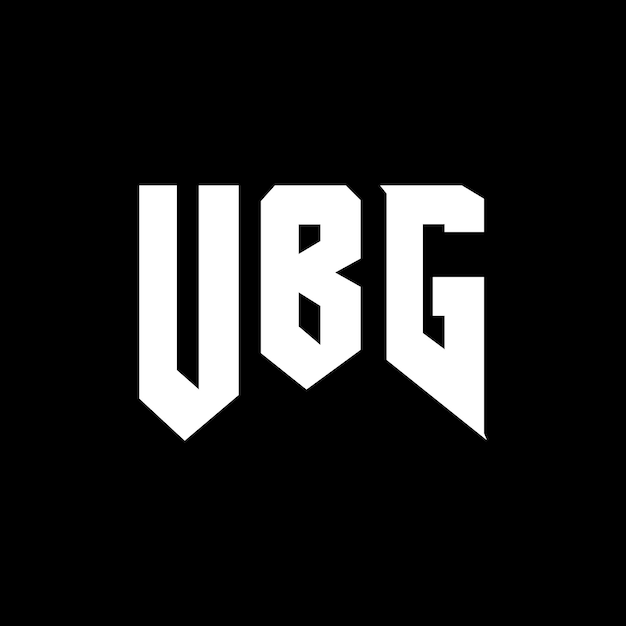 UBG letter logo design for technology company UBG logo design black and white color combination UBG logo UBG vector UBG design UBG icon UBG alphabet UBG typography logo design