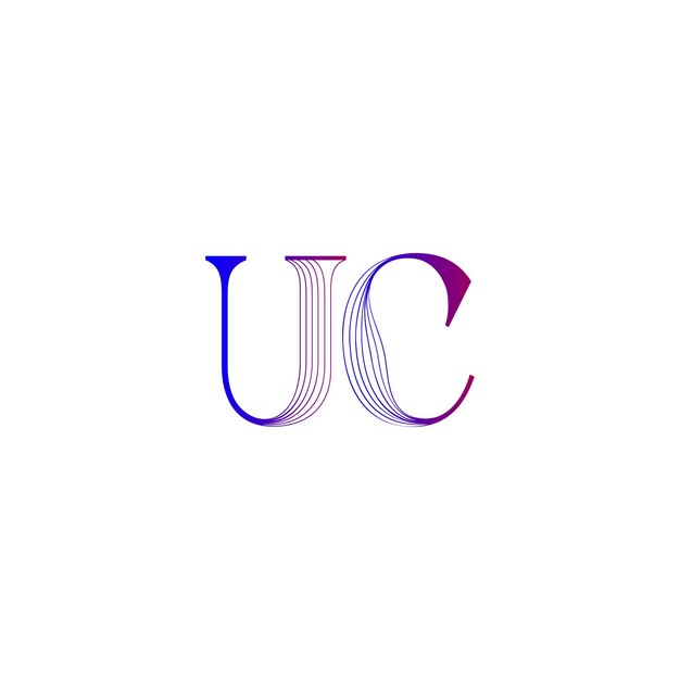 Vector uc logo design