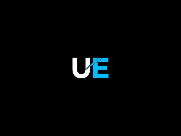 Vettore progettazione del logo ue