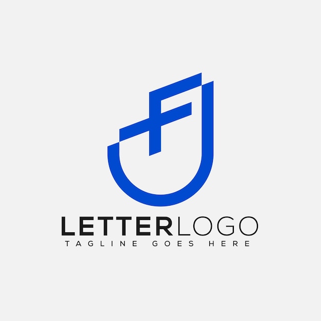 Vector uf logo design template vector graphic branding element