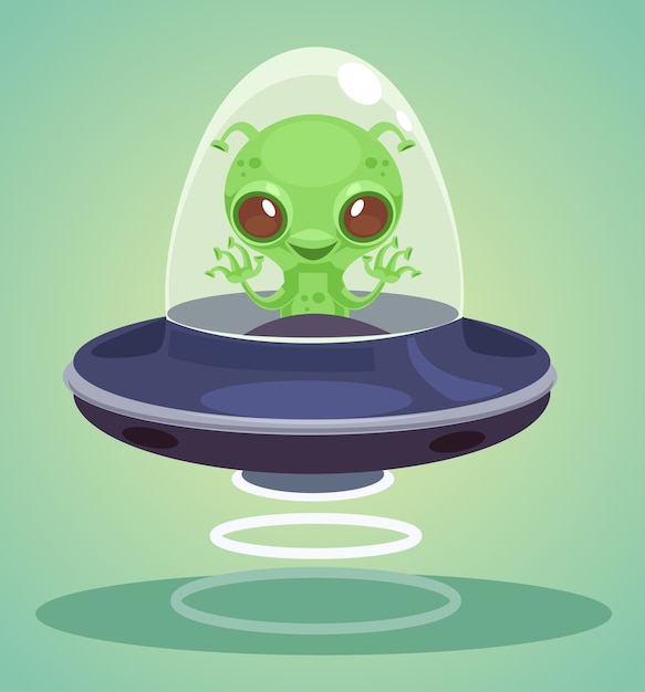UFOエイリアンのキャラクター。