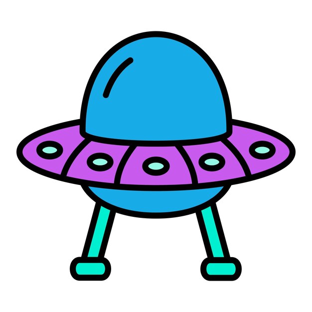 ベクトル ufo アイコン