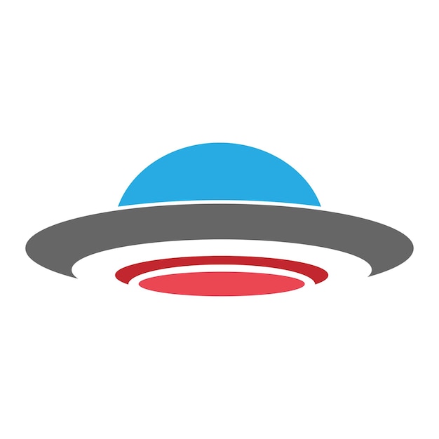 Ufo logo pictogram ontwerp illustratie