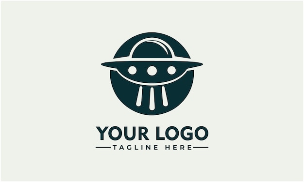 Vector ufo logo vector astronaut logo vector design ufo vector logo for business identity