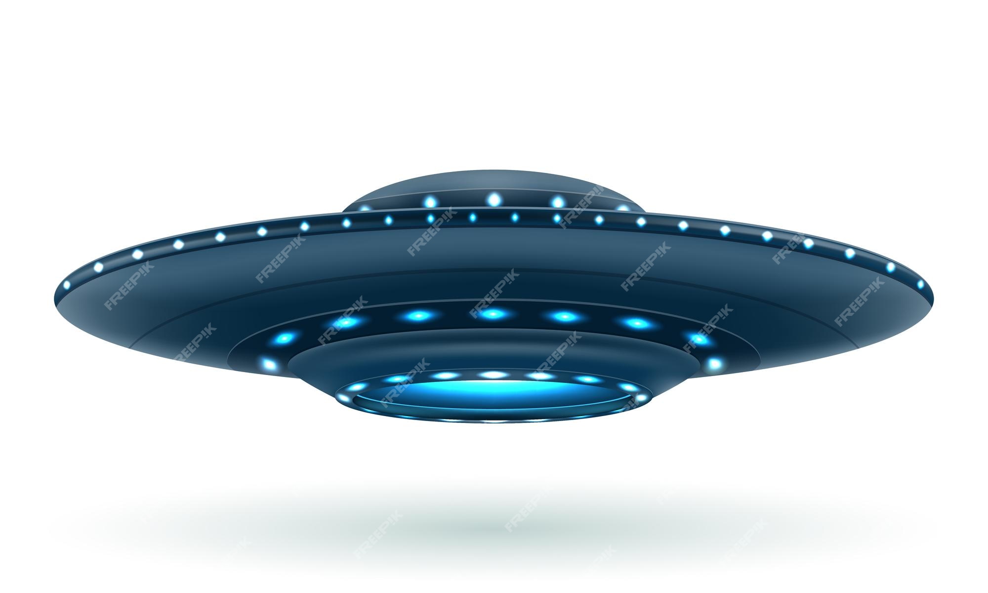 Buskruit zanger Voorwoord Premium Vector | Ufo space flying saucer alien ship luminous vector  illustration