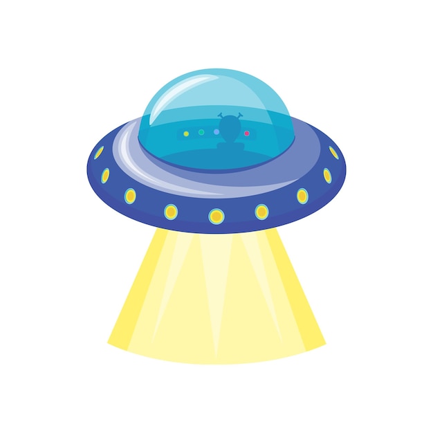 Ufo spaceship illustration