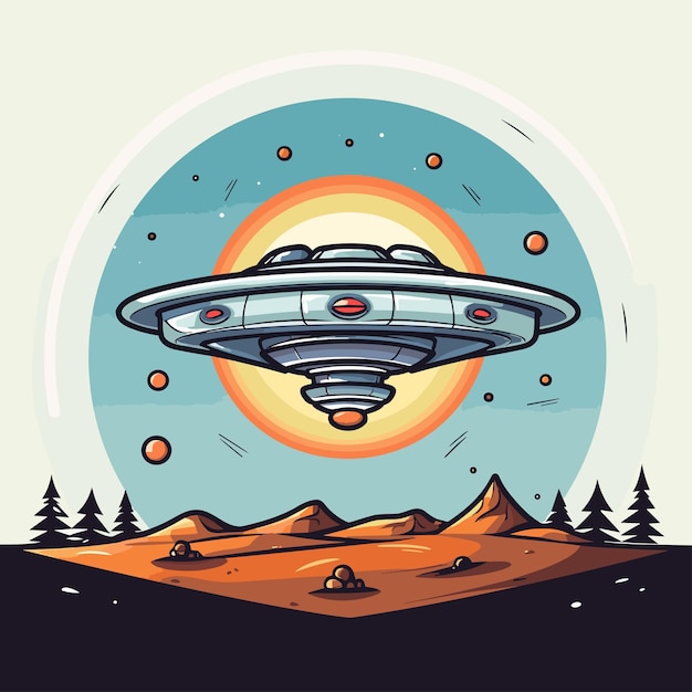 UFO vector illustratie