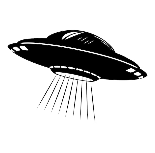 UFOベクトルイラスト - 未知の飛行物体 - 宇宙船