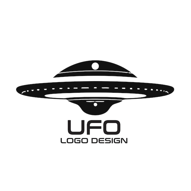 UFO vector logo design