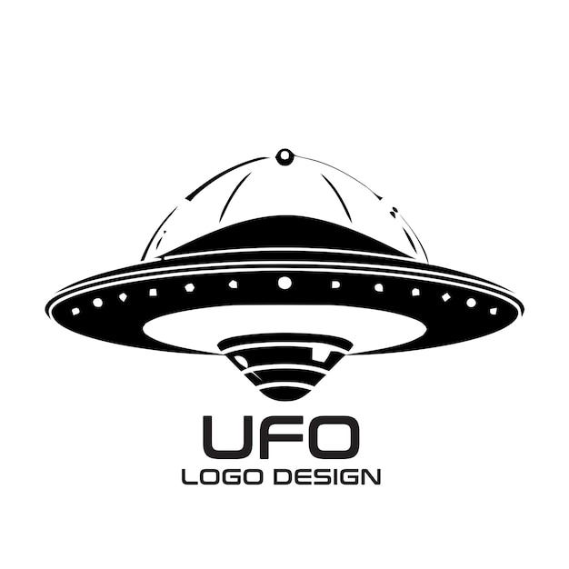 Ufo vector logo ontwerp