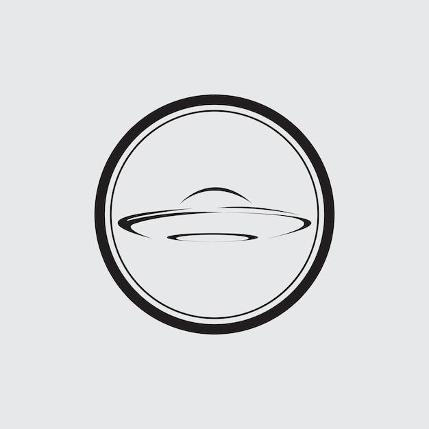 UFO vector logo sjabloon afbeelding ontwerp