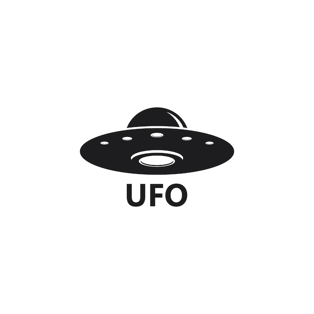 UFO 벡터 로고 템플릿 그림