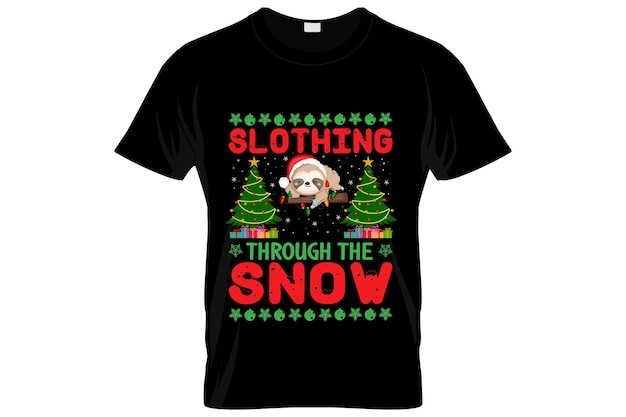 醜いクリスマス t シャツ デザインまたはクリスマス ポスター デザインまたはクリスマス シャツ デザイン、引用符