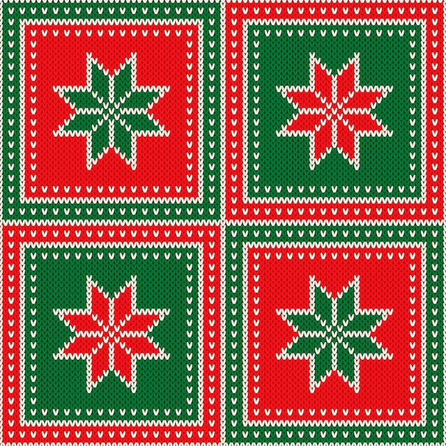 Ugly sweater party pattern design christmas holiday seamless wool knit texture background