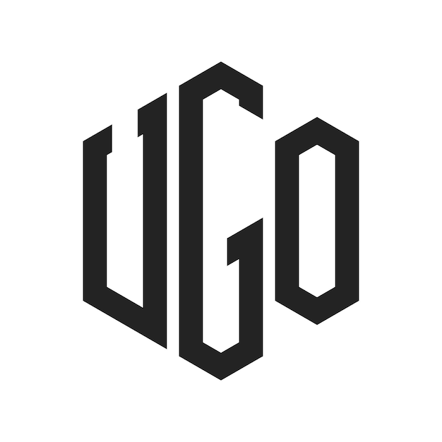 ロゴのデザインはUGO (ユゴ) のイニシャル・レターモノグラムヘクサゴンの形を用いたロゴです