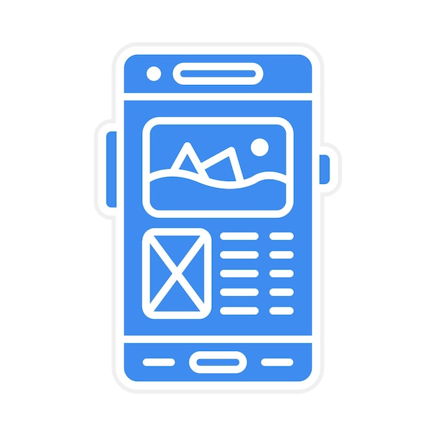 Ui Design icoon vector afbeelding Kan worden gebruikt voor Mobile App Development