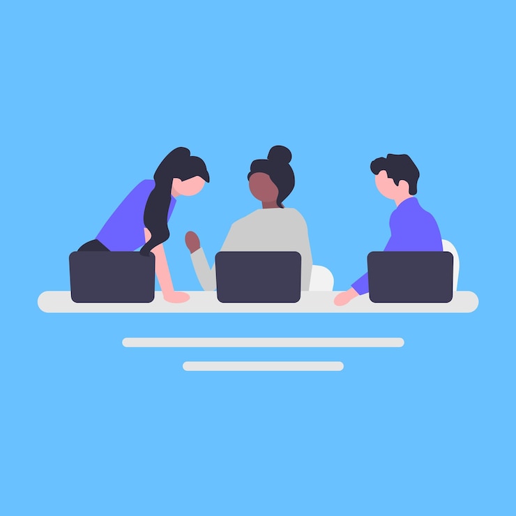 Vector ui design illustrations for website presentations to display different kinds of business aspects