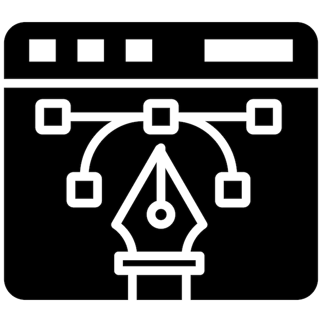 UI デザインのベクトルイラストレーションスタイル
