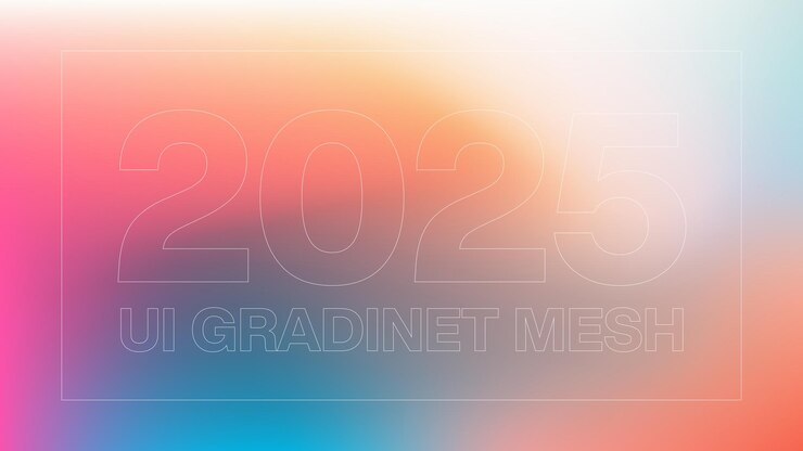 Vector ui gradient mesh background