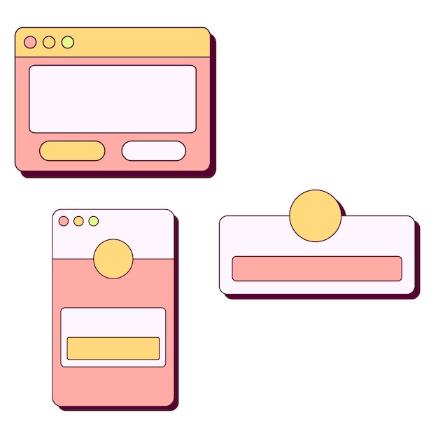 Vector ui illustration