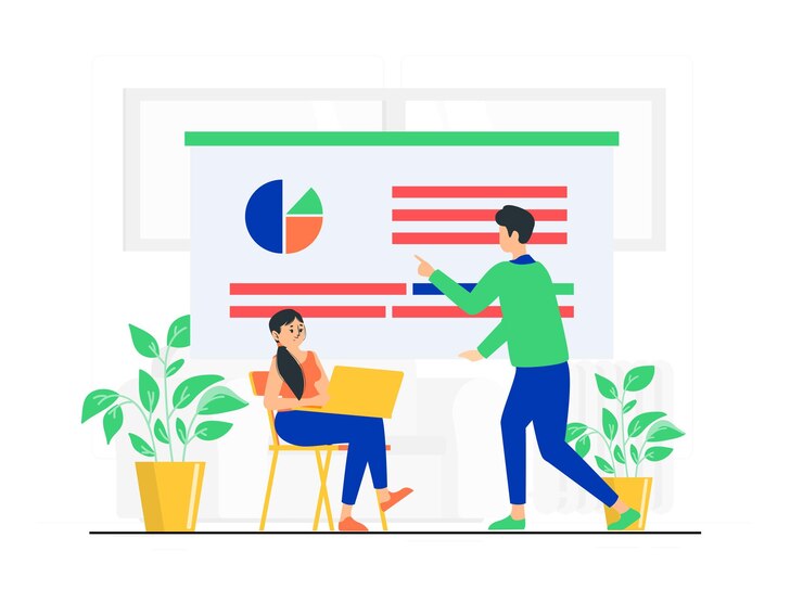 Vector ui ux concept illustration