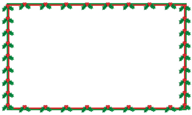Uitnodiging voor kerstfeest met heilige rand Vier het seizoen vector