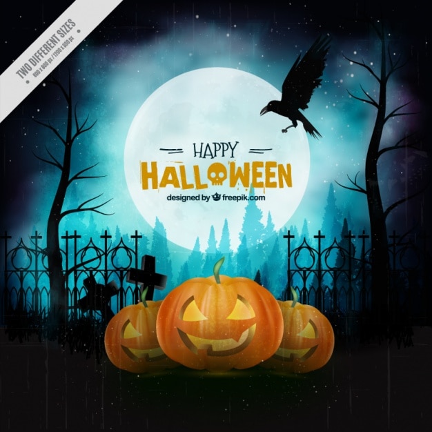 Uitstekende achtergrond voor een Happy Halloween