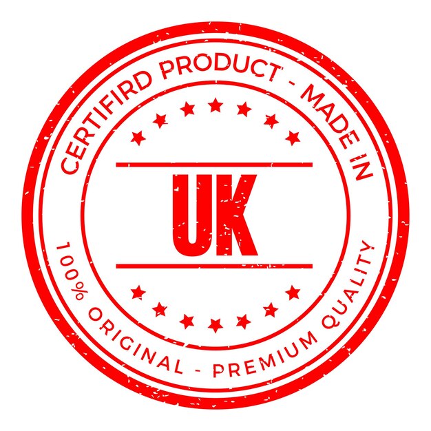 Vector uk country rubber stamp